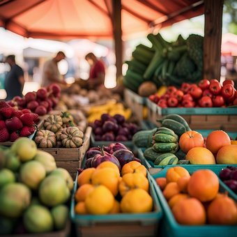 Ai Gegenereerd, Fruit, Groenten, Markt