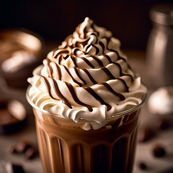 Ai Generado, Vidrio, Taza, Chocolate