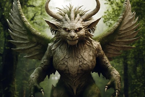 Tier, Drachen, Probe, Augen, Glühend