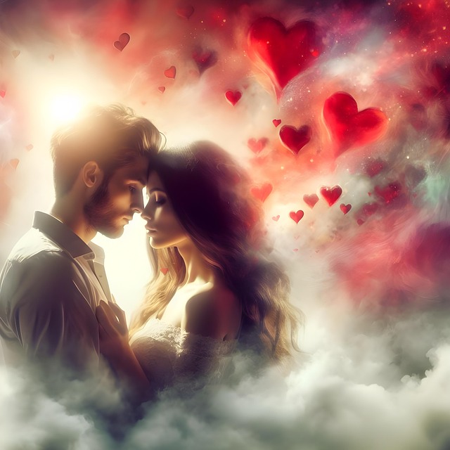 Download free HD stock image of Ai Generated Couple Free ai generated couple love illustration