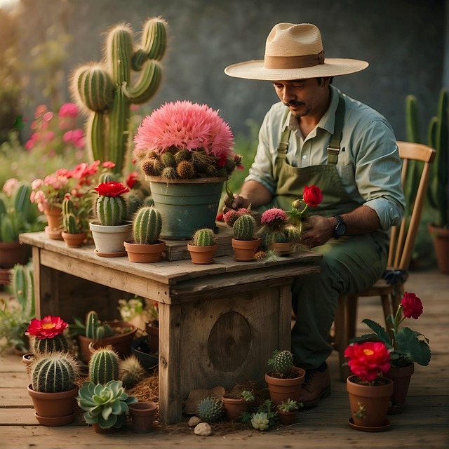 Free ai generated gardener hat illustration