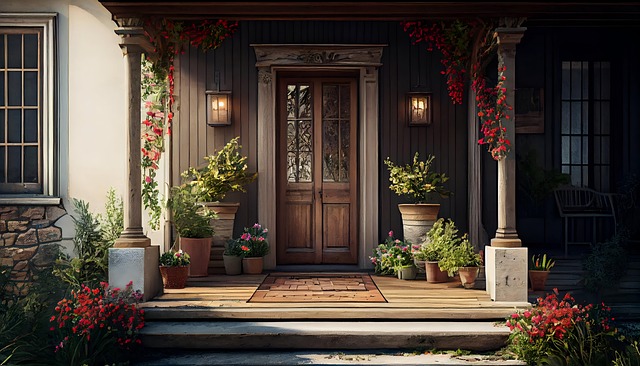 Free house farm house modern house illustration