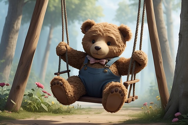 Free ai generated teddy bear bear illustration