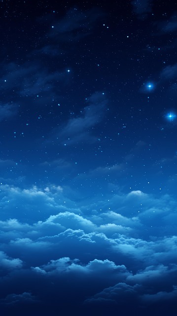 Free ai generated night stars illustration