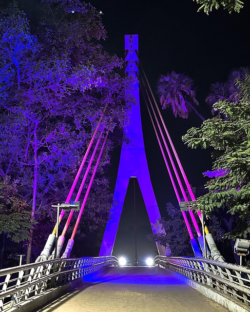 Architektura, Fotografování, Zima, Noc