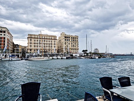 Naples, Italien, Meer
