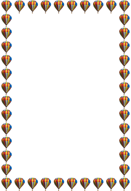 Free Hot Air Balloon Frame illustration and picture