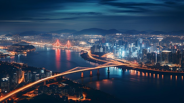 Free night street tourism asia illustration