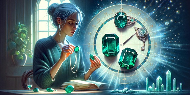 Free ai generated woman emerald illustration