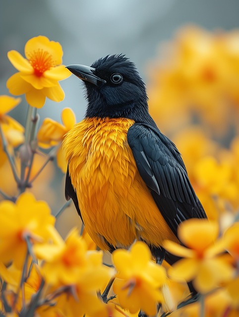 Free ai generated bird animal illustration