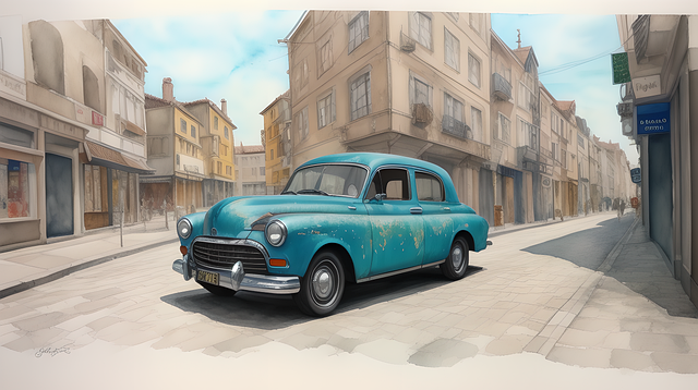 Free Ai Generated Car illustration and picture