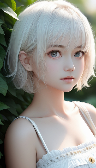Free ai generated woman girl illustration