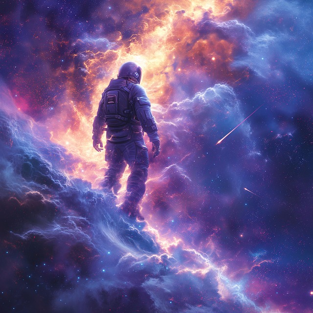 Free ai generated astronaut space illustration