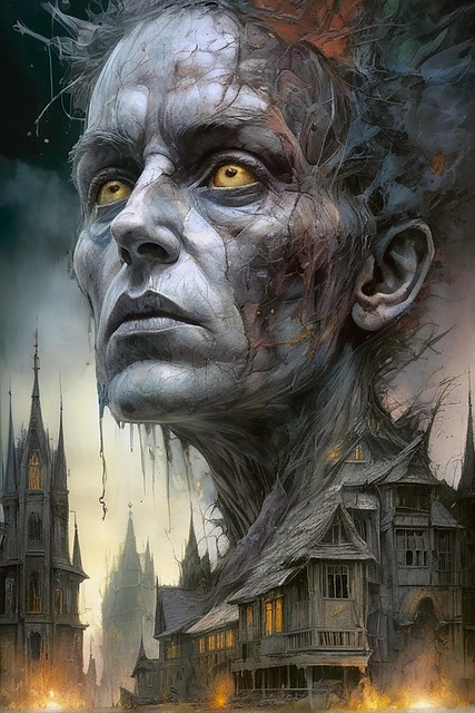 Free ai generated man creature illustration