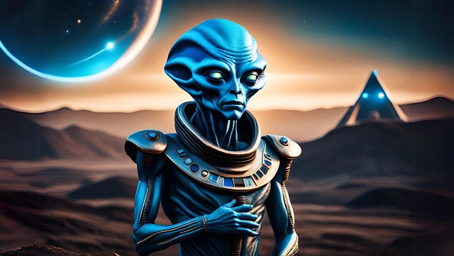 Free ai generated alien creature illustration