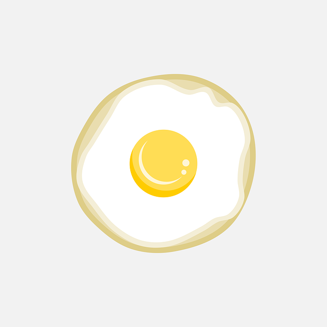 Free art egg sunny side up illustration