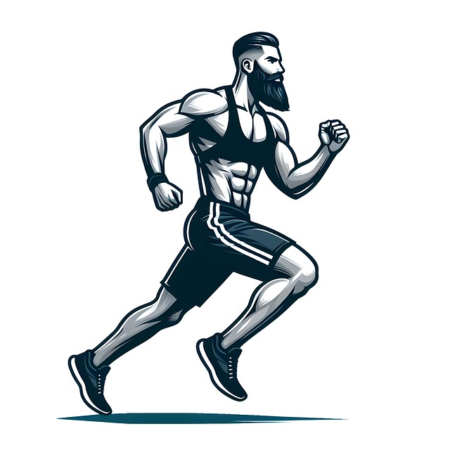 Free ai generated man athlete illustration