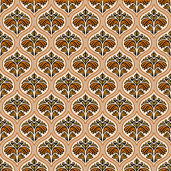 Achtergrond, Ornament, Bloemen, Vintage