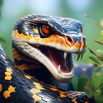 Ai Generiert, Schlange, Reptil, Tier