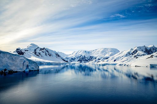 Iceberg, Oceano, Antártica, Frio, Neve
