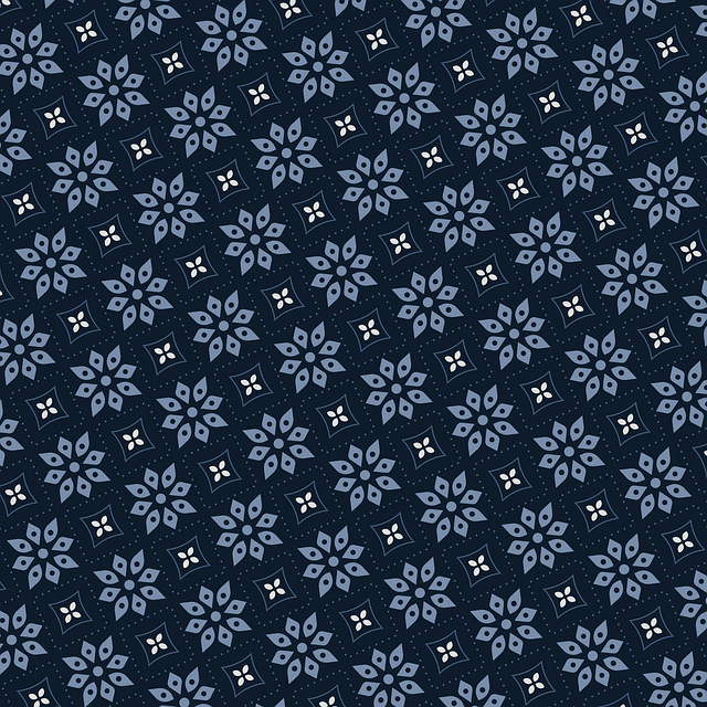 Free pattern flowers geometric illustration