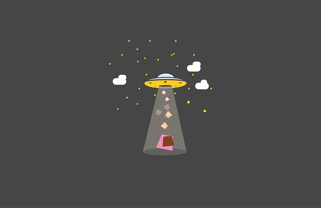 Free shopping market ufo vector