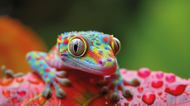 Gekko, Reptil, Amfibier, Øgle, Dyreliv