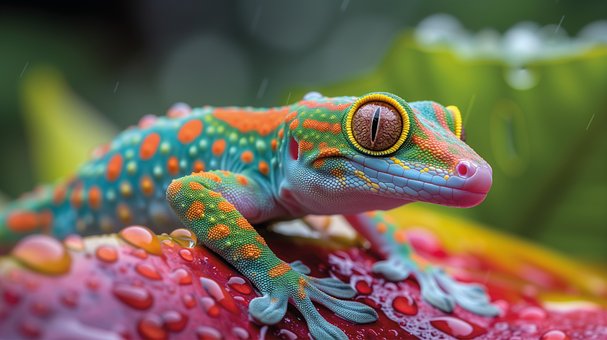 Gekko, Reptil, Amfibier, Øgle, Dyreliv