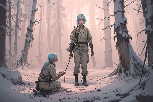Free snow winter survival illustration