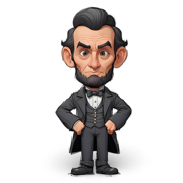 Ai Generiert, Mann, Abraham Lincoln