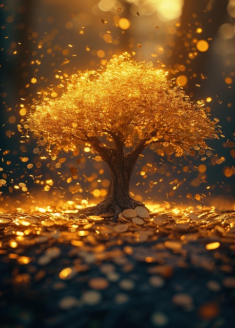 Free ai generated magical tree illustration