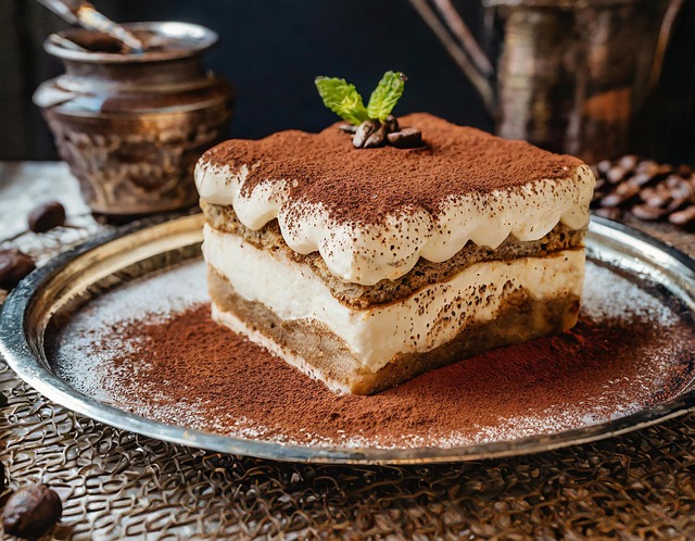 Free ai generated tiramisu dessert illustration