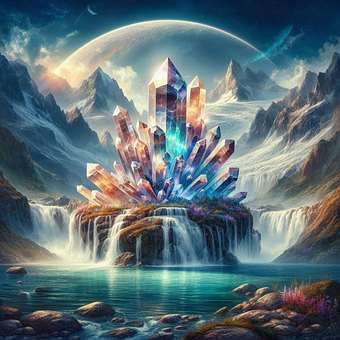 Free Ai Generated Crystal illustration and picture
