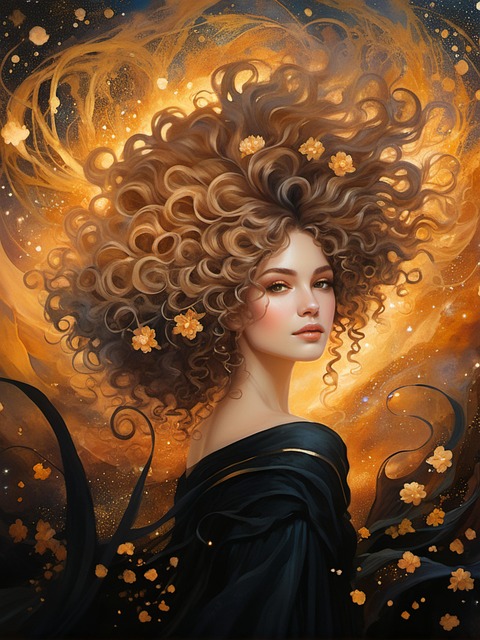 Free ai generated woman mystic illustration