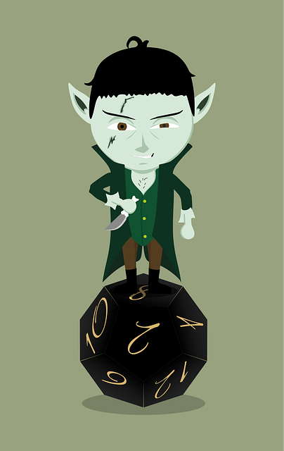 Free elf rogue character vector