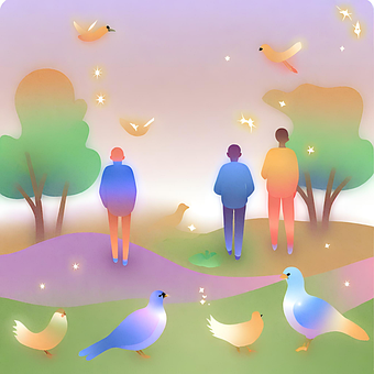 Free Ai Generated Birds illustration and picture