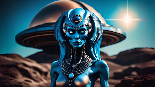 Free ai generated alien planet illustration