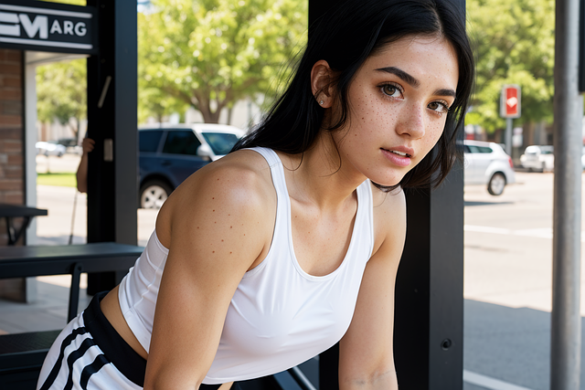 Download free HD stock image of Ai Generated Fitness Free ai generated fitness woman illustration