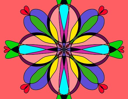Free Kaleidoscope Artwork illustration and picture
