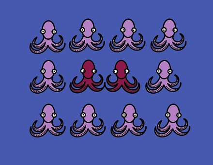 Free Octopus Doodles illustration and picture