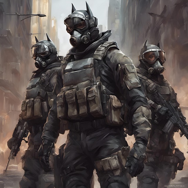 Free batmen batmen militia comic book illustration