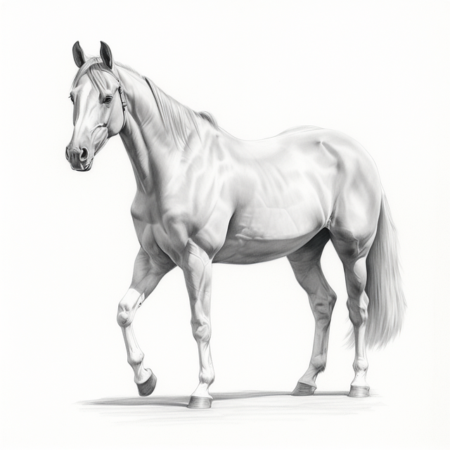 Free ai generated quarter horse horse illustration