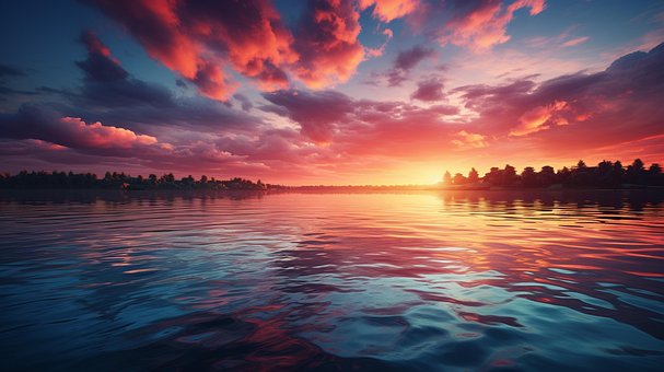 Naturaleza, Atardecer, Agua, Caribe