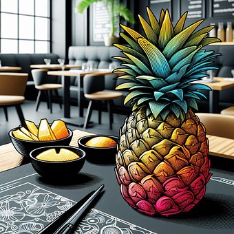 Ananas, Frukt, Fersk, Sommer, Sunn