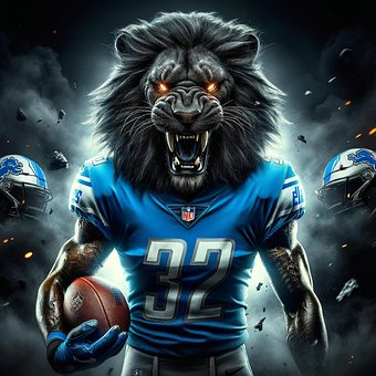 Free Ai Generated Lion illustration and picture