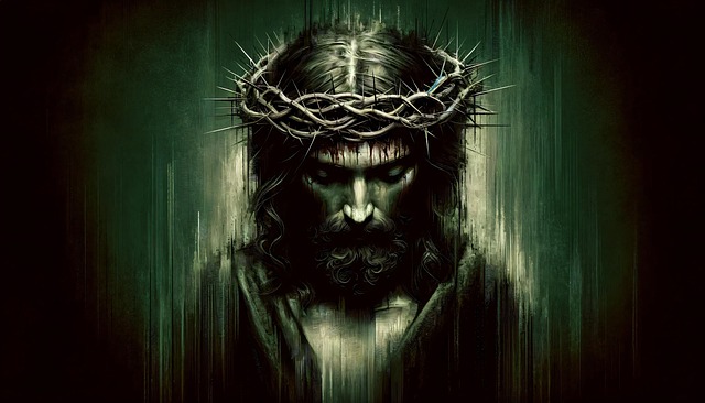 Free ai generated jesus crown illustration