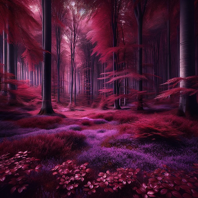 Download free HD stock image of Tree Forest Free tree forest burgundy illustration