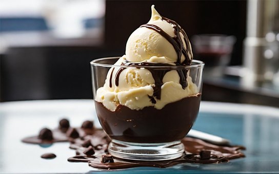 Ai Generiert, Schokolade, Dessert, Eis