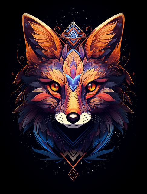 Download free HD stock image of Ai Generated Fox Free ai generated fox canine illustration