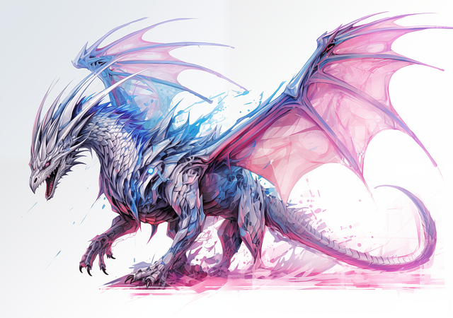 Download free HD stock image of Ai Generated Dragon Free ai generated dragon monster illustration